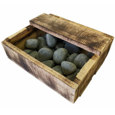 Оливин для каменок, 10 кг (Шлифованный)