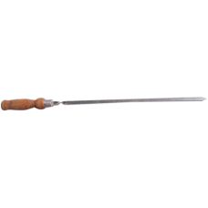 Шампур с деревянной ручкой 760х15х3