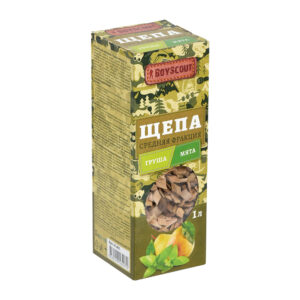 Щепа для копчения "Груша + Мята", 1 л