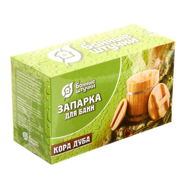 Запарка для бани "Кора дуба", 20 фильтр-пак. х 1,5 г.