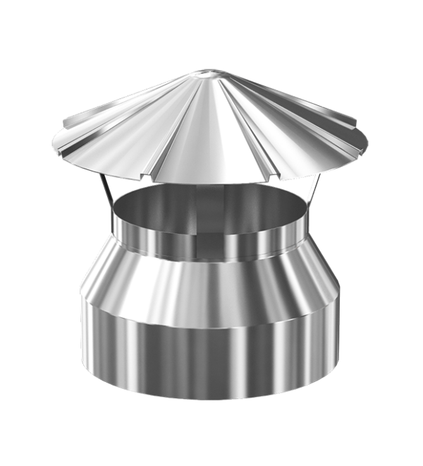 Заглушка верхняя с зонтом  d115/200мм