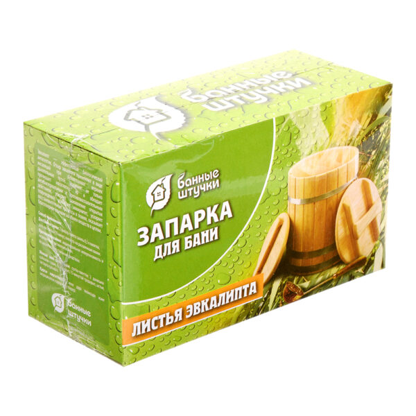 Запарка для бани "Листья эвкалипта", 20 фильтр-пак. х 1,5 г.