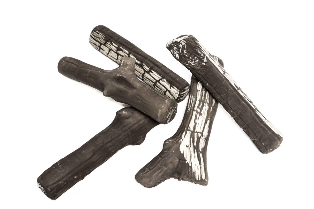 Керамические дрова обгорелые ZeFire - 5 шт