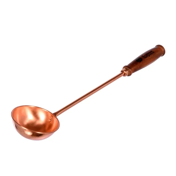 Ковш из меди Банные штучки, 0.2 л, с деревянной ручкой, 45 см