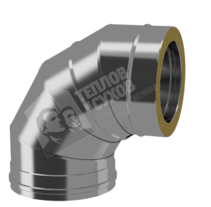Отвод термо 87 d150/210 мм элемент дымохода