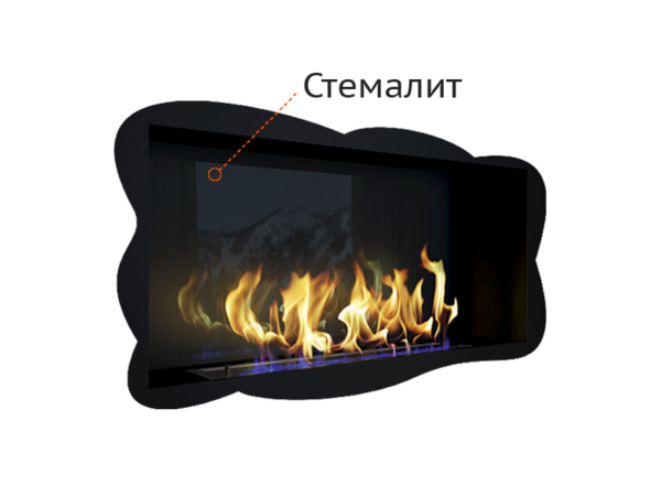 Стемалит для биокаминов  Elliot 1200 Zefire, Flagman 1000, Sirius 1200, Orion 1200